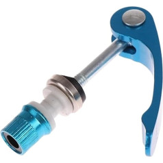 Fahrradsattelklemme, 1 Stück Aluminium-Schnellspanner MTB-Fahrradsattelstützenklemme Sattelstützenspießschraube Fahrradsitz-Reparaturwerkzeuge Teile (blau)(Blue)