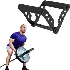 EVERSTRONG T-Bar Reihenaufsatz mit V-Stangenbefestigung, Landminengriff, 360° drehbarer Landminenaufsatz für Langhantel für Ganzkörpertraining im Heim-Fitnessstudio, kleine Räume, Kreuzheben,