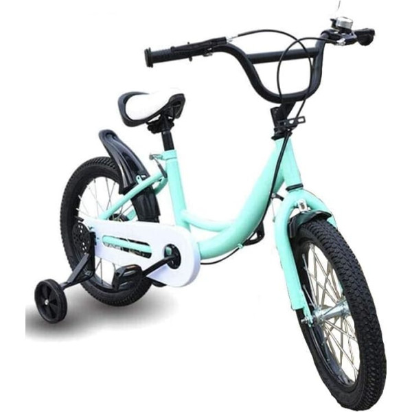 Lightakai 16 Inch Children's Bike, Classic Bicycle for Children, Children's Bicycle with Removable Stabilisers for Children from 5-8 Years