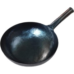 Woks et poêles à Sauter Chinois en fer martelé à la Main, marmite de cuisson sans fumée faite à la Main, poêle antiadhésive, marmite Pour cuisinière à GAZ