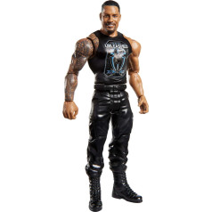 WWE GKT07 - Articulated Roman Reigns WWE Action Figure (15 cm) in Wrestling Look