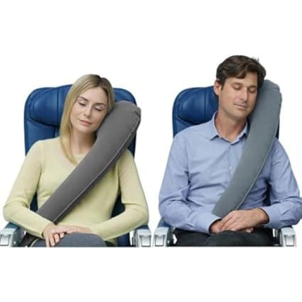 MOIKOTLR Car Travel Pillow for Audi Q2 Q3 Q3-Sportback Q4 Sportback Q5 Sportback Q7 Q8 Anti-Collision 7-Shaped Travel Pillow Comfort Sleeping Pillow for Long Distance Travel,C