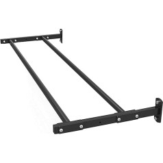Gym Yoga Ball Rack Wall Mount, Black Yoga Ball Storage Organiser Heavy Duty Steel, Metal Ball Holder Rack Display Home Gym Yoga Ball Display Stand/96.4 Inches