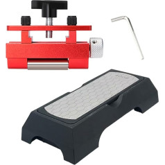 Chisel Sharpening Device, Aluminum Alloy, Rustproof, Wear Resistance, Angle Adjustment for Accurate Angle