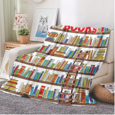EHOMERY Cuddly Blanket Quilt Warm Blankets Emergency Large Cuddly Blanket XXL Warm Blanket Camping Winter Bookshelf Summer Blanket Decorative Soft Cuddly Blankets 130 x 100 cm