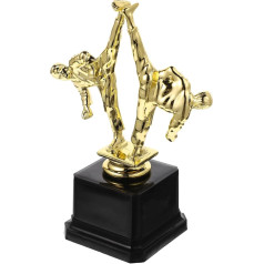 SWAYVES Taekwondo Trophäe Party Trophäe Feier Wettbewerb Trophäe Boxenard Trophäe Pokale Zeremonieard Trophäe Mini Fußbälle Für Kinder/D/18 * 12Cm