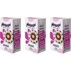 3 x Hulalà Panna da Montare Zuccherata Sweetened Confectionery Product Cream to Assemble 500 ml Lactose-free and Free from Hardened Fat Italian Product Based on Vegetable Fats