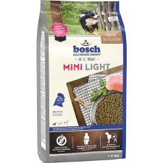Bosch HPC Mini Light | Dry Dog Food for Overweight Dogs of Small Breeds (up to 15 kg), 1 x 2.5 kg