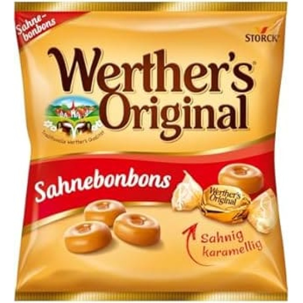 Werther's Original 1 x 245g Classic Cream Sweets with Delicious Caramel Flavour