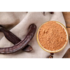 500 g Carob Powder | Carob Ground, Dried and Ground Carob Pods | Carob Powder - Intense Aroma & Taste - 100% Natural, Pure and No Additives | TazarinLtd