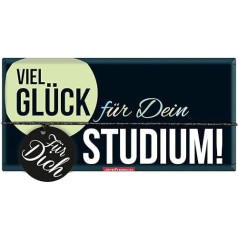 STEINBECK Happiness Study Gift Chocolate 100 g Board Good Luck for Your Studies Exam Success Student