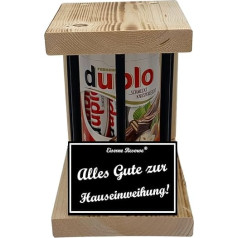 Duplo Bar - Emergency Reserve - Black Edition - Happy House Warming - House Warming Gift - The Cute Funny Wooden Gift Idea for Men and Women