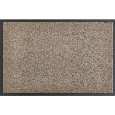 andiamo Verdi Doormat - Dirt Trapper Mat for the House Entrance - Ideal as a Doormat Indoor or as a Doormat in Covered Outdoor Area - Doormat for Front Door 90 x 150 cm Taupe
