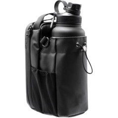 Gym Sling Pouch, Waterproof Magnetic Bag, Sports Water Bottle Holder, Sturdy Secure Closure, Lightweight Strap Design, Ideal for Men, Women, Outdoor Training, 9.84 x 5.91 x 4.33 inches, Single, Single