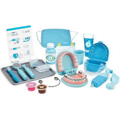 Melissa & Doug Super Smile Dentist Play Set - 26-Piece Set with Extensive, Realistic Accessories for Imaginative Role Play, for Children from 3 Years