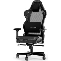 DXRacer (The Original) Air R1S Gaming Chair, Mesh, Black/Black, 200 cm