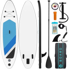 Inflatable SUP Board, Inflatable Stand Up Paddle with Sturdy Wings and Durable SUP Accessories - Inflatable SUP Table