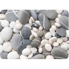 Premium Medium Glass Chopping Board - Stones Design Kitchen Worktop Saver Protector