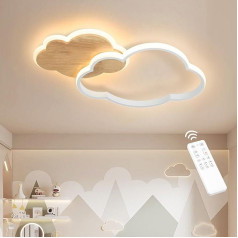 FANLG 50 cm LED Ceiling Light Children's Bedroom Lamp LED Ceiling Light Dimmable with Remote Control 3000 K - 6000 K Children's Lamp Ceiling Lamp Clouds Ceiling Light for Children's Room Bedroom