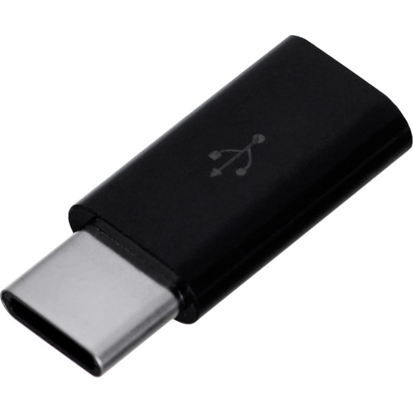 Adapteris ak-31/b (micro usb f - usb c tipa m; krāsa melna)