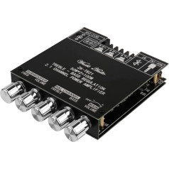 HiFi Amplifier TB21 Mini Bluetooth 5.0 Amplifier Module 2.1 Channel Stereo Audio Amplifier Board 50WX2+100W Subwoofer Digital Power Amplifier
