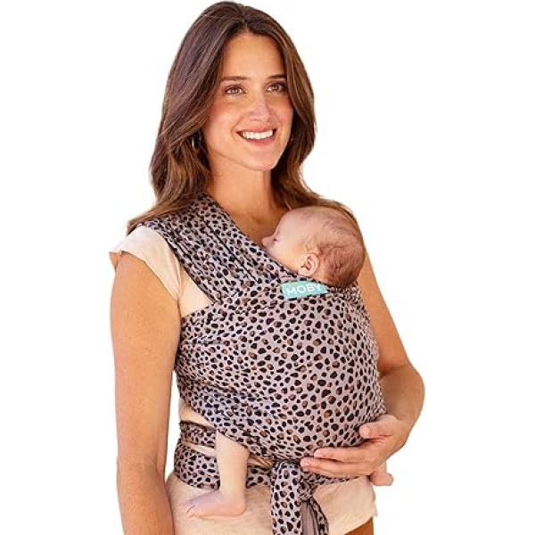 Moby Classic Baby Wrap - Baby Sling for Newborn to Toddler - Slings - Perfect Baby Holder for Mum & Dad - Adjustable for All Body Types - Can Carry Babies up to 15 kg