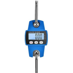 Digital Crane Scale, 300 kg 660 lbs Electronic Hanging Scale, Industrial Hanging Scales with Precise Sensor, Mini Portable LCD Scales with Hooks, Train Scales Wild Scales Digital for Hunting, Farm,