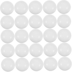 FRCOLOR 40 Stück Offene Wiederverwendbare PVC losekugeln Leicht Praktische Raffle Bälle für Party Gewinnspiele Veranstaltung Kompakt ohne Grate Einfach zu Befüllen Transportieren