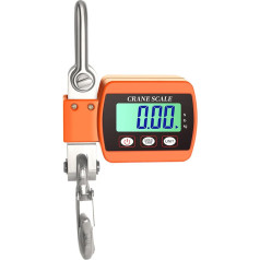 Ieron Digital Crane Scale 500kg 1100lbs Electronic Hanging Scale Industrial Scale with Precise Sensor Portable Mini LCD Scales with Hook for Hunting Farm