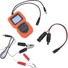 Qcwwy MPPT Photovoltaik-Multimeter, Solarpanel-Tester, 5 W Bis 1000 W, Schnelles, Genaues Klares LCD-Display, MPPT Photovoltaik-Multimeter, Solarpanel-Leistungsmesser, Spannungs-, Strom-Tester für