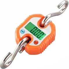 Industrieller Maßstab Abnehmbare tragbare Mikrokranwaage for Industrie/Landwirtschaft/Labor, 0,2–150 kg, leichte Haken-Elektronikwaage Genauer(Orange)
