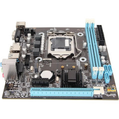 Computer Motherboard, Micro ATX Gaming Motherboard, Dual Channel DDR3, LGA1150 Slot, M.2 NVMe NGFF PCIE Motherboard, SATA 6Gbps, VGA, HDMI, 1Gbit LAN, Supports I3/i5/i7