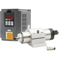 800 W ER11 luftgekühlter Spindelmotor, 65 mm luftgekühlter 4-Lager-Motor & 1,5 kW VFD-Wechselrichter & 65 mm Halterung