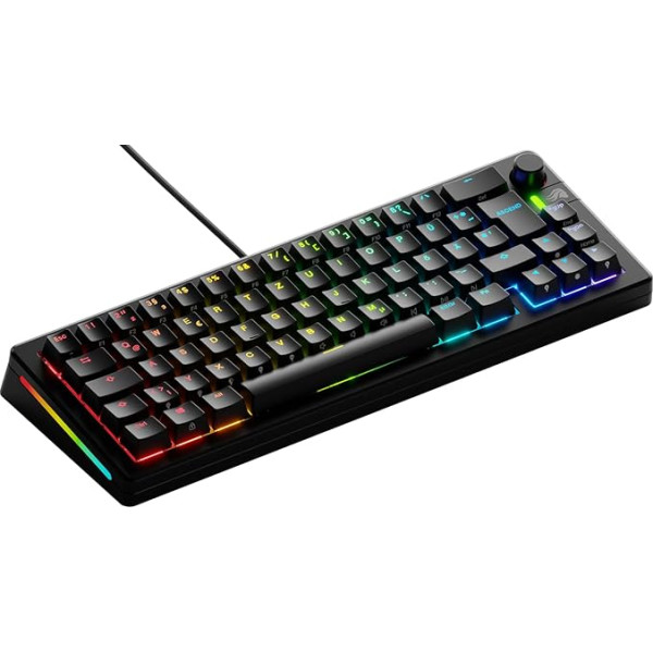 Glorious Gaming GMMK 3: Mechanische Tastatur, Kompakt 65 %, modulares Dichtungssystem, Doubleshot-PBT-Tastenkappen, Aluminium-Schalterplatte, Hot-Swap (3/5-Pin), Deutsche QWERTZ - Schwarz