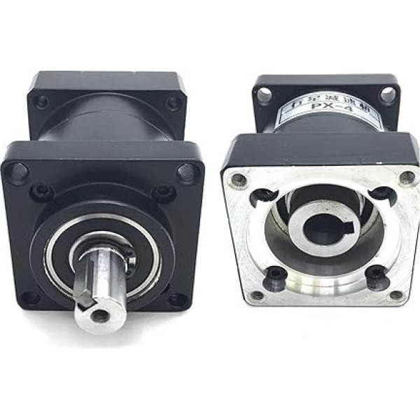130mm Servomotor Planetengetriebe Nema52 Schrittmotor Drehzahlminderer 3 Zu 1/5 Zu 1/15 Zu 1 19mm/22mm Eingang Abwärtsgetriebe 1St(Ratio 15 to 1,22 Input 22 Output)