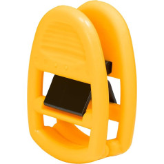 Pack of 15 CLIPSO Sock Clips for Washing Machine and Dryer, Sock Holder in Yellow