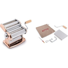 Imperia IPASTA Gourmet Line. Pasta Machine for Rough Pasta. 100% Made in Italy. Fresh Pasta Machine Made of Stainless Steel Dough Machine Creates Rough for Dough Sheets, Lasagnets, Fettuccine.
