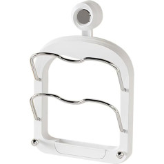 DONGKER Pot Lid Holder, 1 Piece Wall Mounted Lid Holder, No Drilling or Screws, Vertical Lid Stand for Pots and Crockery