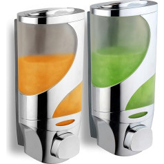 HotelSpa Curve Luxury Soap/Shampoo/Lotion Modular Design Shower Dispenser System