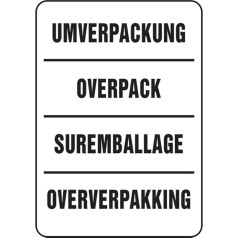 Dreifke® Sticker Packaging Labels, Outer Packaging, 74 x 105 mm, Pack of 500