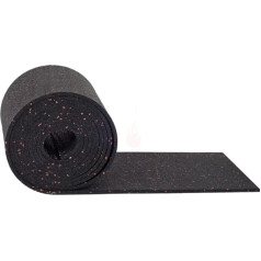 notlok Safety Work - Non-Slip Mat for Transport [5 m x 250 mm x 8 mm] | Building Protection Mat on Roll | Patio Pads Roll, Rubber Mat Washing Machine, Rubber Granules, Building Protection Mat