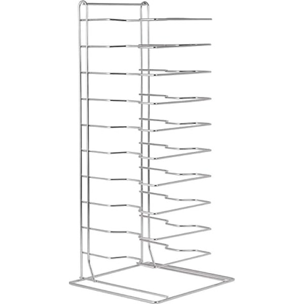 Vogue Stacking Rack 11 Slot 705X300X300mm Pizza Pan Tray Baking Equipment