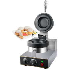 Burgermaker Elektrisch Hamburgerpresse Elektrische Burgerpresse, Burgermaker-Maschine – kommerzielle runde Maschine mit 1300 W antihaftbeschichteter elektrischer Presse und Temperaturregelun