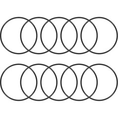 Hardware-Armaturen 10 Stück O-Ring-Dichtung Dicke CS 2 mm OD 38~70 mm Gummi-O-Ringe Dichtungsringe Dichtungsdichtungen Ölbeständige Unterlegscheibe Dichtungsscheibe(50mmx54mmx2mm)