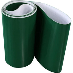 PVC-Getriebe-Förderband – verschleißfestes PVC-Trommelförderband, O-Typ, flaches Design für Flughäfen und Gepäcktransport, 25 x 100 cm Rolle, robuste Gummiplatte