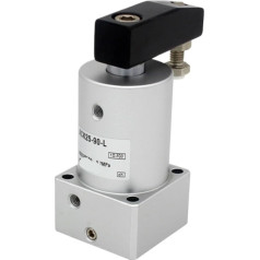 SAEVVCJWW ACK Pneumatischer Drehspannzylinder ACK25 32 40 50 63-90-R/L 90° schwenkbar (ACK32X90-L)