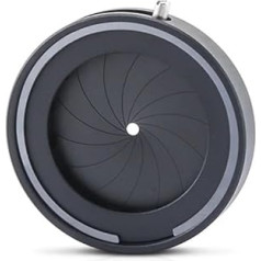 Mikroskop-Zubehör-Kit 1,5–22 mm Blendenmodul, integrierte, verstellbare Irisblende, manueller Kondensator, Außendurchmesser 33 mm Mikroskopische Objektträger(Size:1.5-22mm 2pcs)