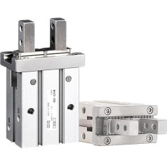 MHZ2/MHZL Serie Pneumatische Greiferbohrung 6/10/16/20/32/40 mm Hub 4/6/10/14/22/30 mm Parallel 2 Finger Pneumatischer Luftzylinder (MHZ2-20S)