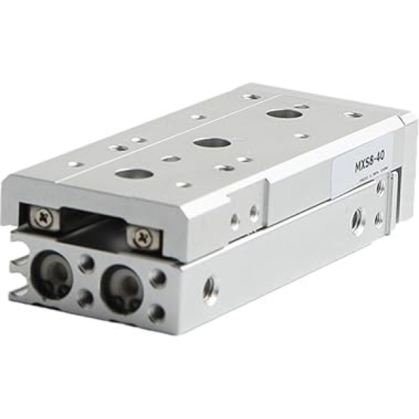 MXS6 Pneumatischer Zylinder mit Gleitschiene, Luftzylinder, MXS6-10, MXS6-20, MXS6-30, MXS6-40, MXS6-50, 1 Stück(MXS6-40AS)