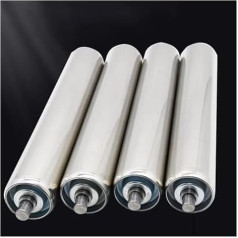 Förderbandtragrollen förderband 4er-Pack Powerless Roller – Ersatzteil für Fabriken, 25 32 38 50 60 mm Durchmesser, Edelstahlrollen für Fließbandproduktion, Rollenständer, Holzbearbeitung, l